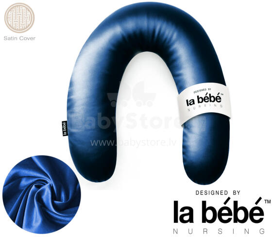 La Bebe™ Rich Satin Nursing Maternity Pillow Art.15622 30x104 cm