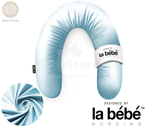 La Bebe™ Rich Satin Nursing Maternity Pillow Art.15626 30x104 cm