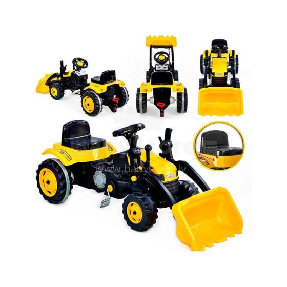 WOOPIE Pedalų Traktorius Farmer MaxTrac Classic Buldozerio Kibiras