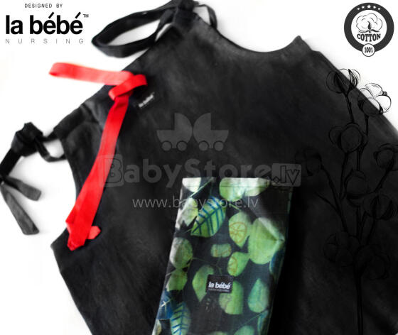 La bebe™ Mama Blouse Linen Art.2882 Universali palaidinė nėščioms moterims iš natūralaus lino, Black
