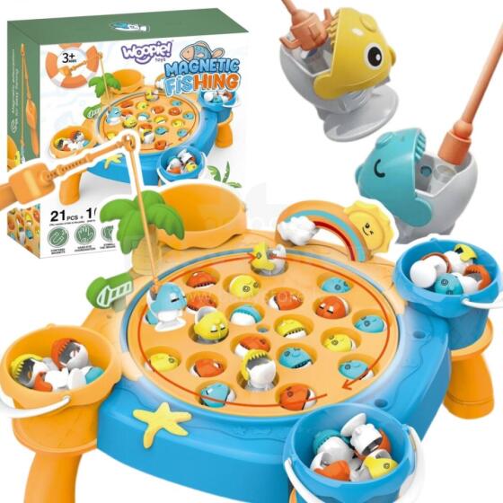 Игровой набор для рыбалки WOOPIE Магнитная рыбалка Синий 36 шт