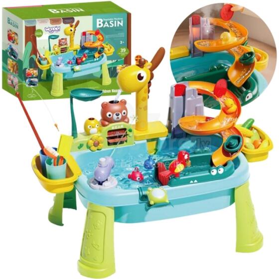 WOOPIE Water Table 4in1 Fishing Game Sink Water Slide Giraffe