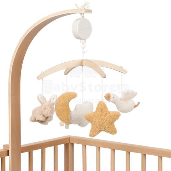 Little Dutch medinė muzikinė karuselė Newborn Naturals FSC Art.8400
