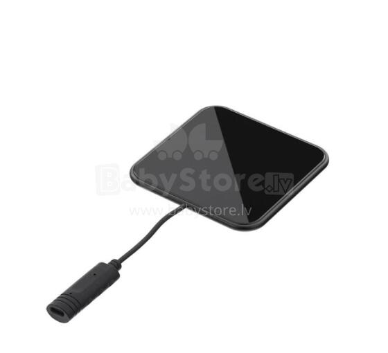 Tellur Qi Ultra-Slim Wireless Fast Charging Pad WCP03, 10W, Qi Certified, Tempered Glass Black