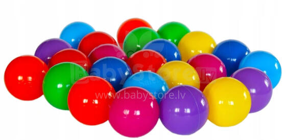 Set of multicolor balls for tent and pool 100 pieces