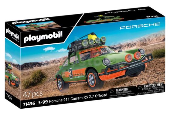 PLAYMOBIL LICENSED VEHICLES Porsche 911 Carrera RS 2.7, bekelės versija 71436