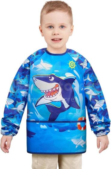 Waterproof Painting Coat Art.257374 Bib with sleeves and pocket, large
