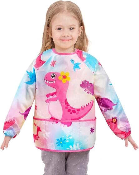 Waterproof Painting Coat Art.257377 Bib with sleeves and pocket, large