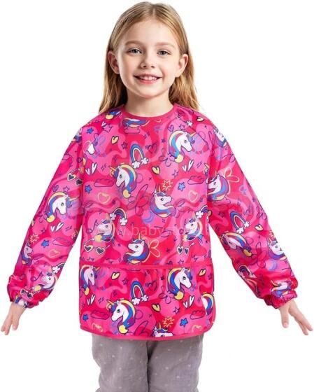 Waterproof Painting Coat Art.257378 Bib with sleeves and pocket, large