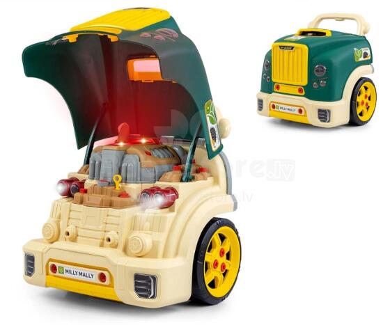 MILLY MALLY 6431 Išardomas N-gine Variklis Žalias