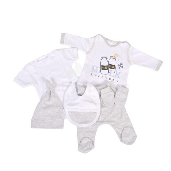 Mini Baby Baby Set Milky Art.257592 Детский комплектик из 5 частей 100% хлопок