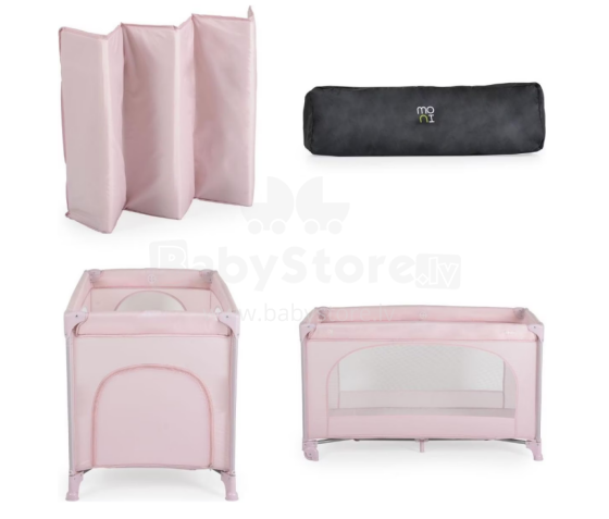 Mini Baby Travel Bed Uno Art.257787  Pink Vaikiška žaidimų kėdutė