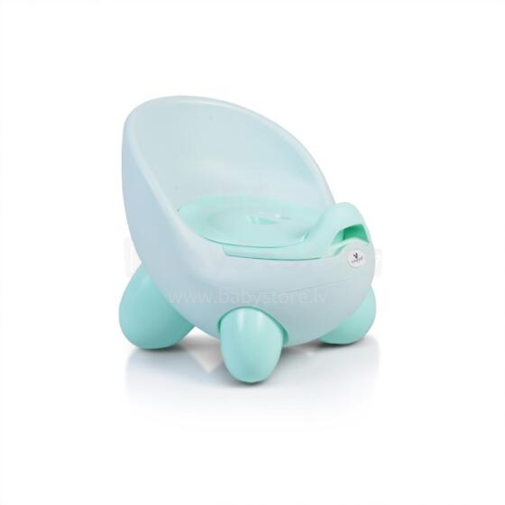 Mini Baby Throne  Art.257798 Mint  Kūdikio tualetinė kėdutė su dangčiu