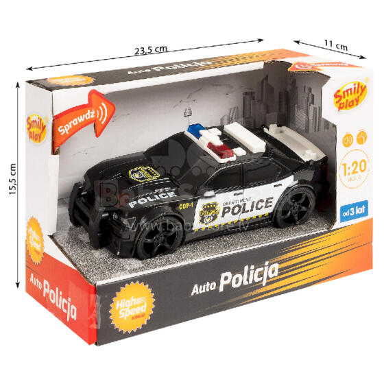 SMILY PLAY SP85163 Police Car Junior