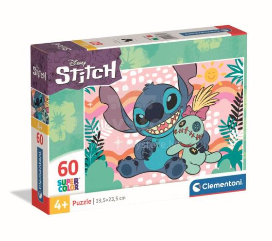 CLEMENTONI CHILDREN PUZZLE Disney Stitch, 60 pcs,, 26331