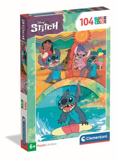 CLEMENTONI CHILDREN PUZZLE Disney Stitch, 104 pcs, 25042