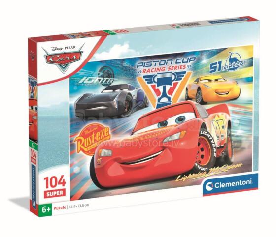 CLEMENTONI dėlionė Mašinėlės, 104 det., 25047