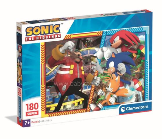 CLEMENTONI CHILDREN PUZZLE super Sonic 2025, 180 pcs,, 29795