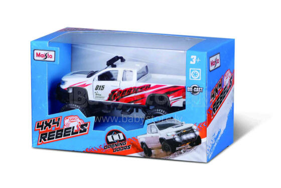 MAISTO DIE CAST auto modelis Fresh Metal 4x4 Rebels, assort., 21205