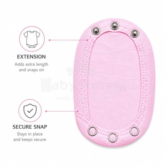 La Bebe™ NO Baby Body Extension Art.260720 Pink удлинитель для детских бодиков из хлопка