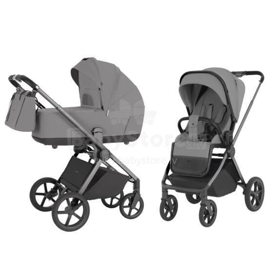 Детская коляска 2в1 CARRELLO Ultra CRL-6527 Шелковый серый