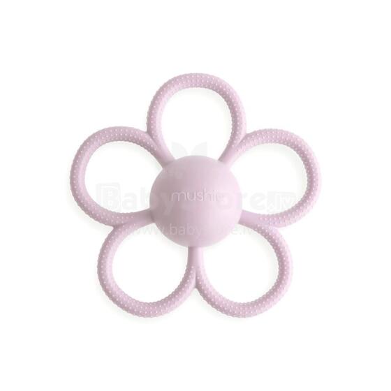Mushie Silicone Teether Daisy Art.101969 Lilac Silikoninis barškutis (100 % natūralus)