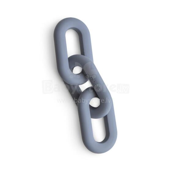 Mushie  Silicone  Teether Links Art.101270 Silikoninis barškutis (100 % natūralus)