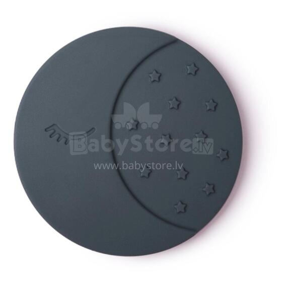 Mushie  Silicone Teether Moon Art.2560315 Silikoninis barškutis (100 % natūralus)