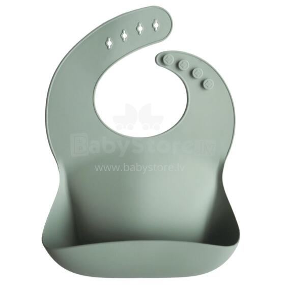 Mushie Silicone Bib Art.2500031 Blue  Baby bib made of 100% high quality silicone