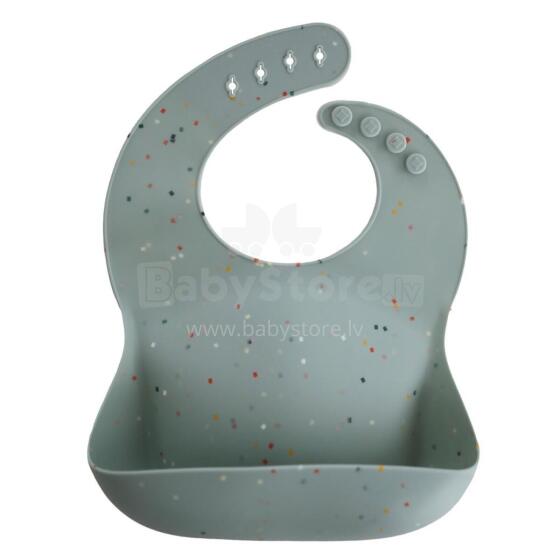 Mushie Silicone Bib Art.2500354 Baby bib made of 100% high quality silicone