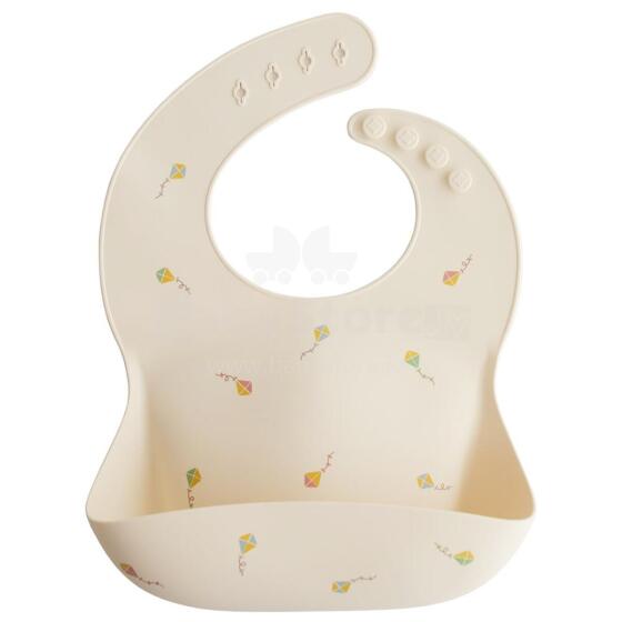 Mushie Silicone Bib Art.101968 Baby bib made of 100% high quality silicone
