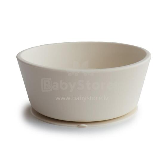 Mushie Silicone Suction Bowl Art.2330094 Silikono dubuo su siurbtuku