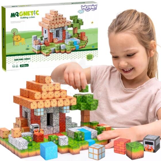 WOOPIE Magnetic Construction Blocks World of Blocks 108 pcs