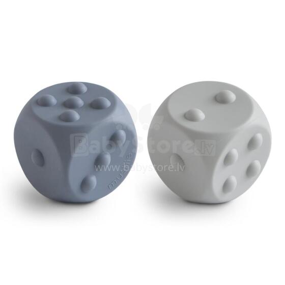 Mushie Dice Press Toy Art.100216 Silikoninis barškutis (100 % natūralus)