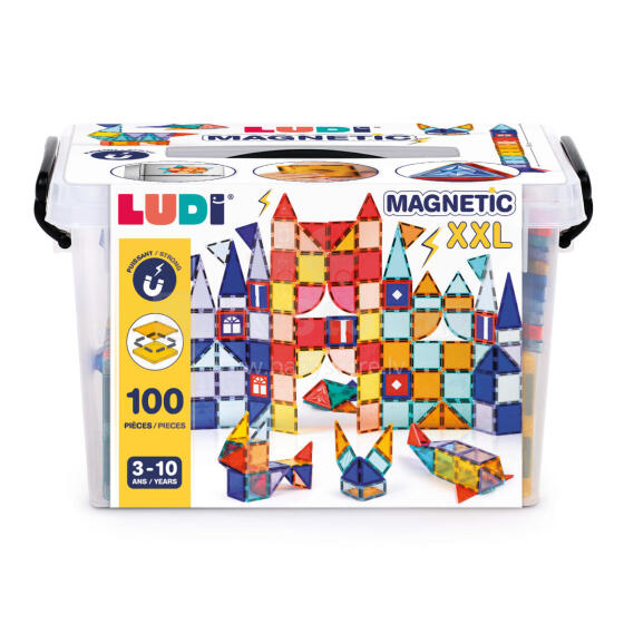 LUDI Magnetinis Konstruktoris XXL