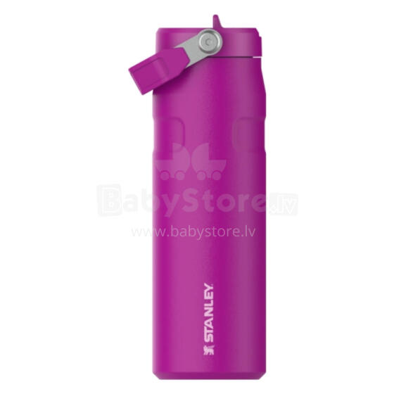 Termosas su šiaudeliu &bdquo;The IceFlow Bottle Flip Straw 2.0&ldquo; 0,7 l, violetinis