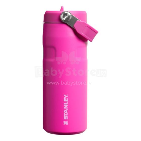 Thermos bottle with straw The IceFlow Bottle Flip Straw 2.0 0.47L purple