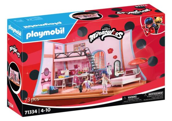 PLAYMOBIL MIRACULOUS Marinetės loftas 71334