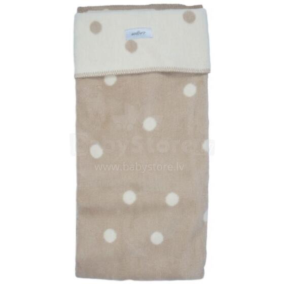 MILLI Cotton blanket 75x100 S Light beige spots with ecru, MIL1210211