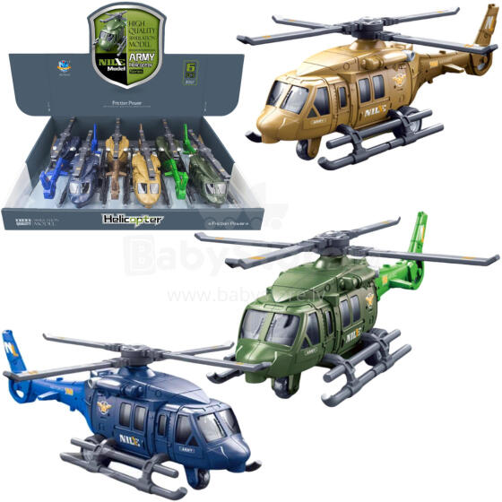 HELIKOPTER WOJSKOWY 3 KOLORY