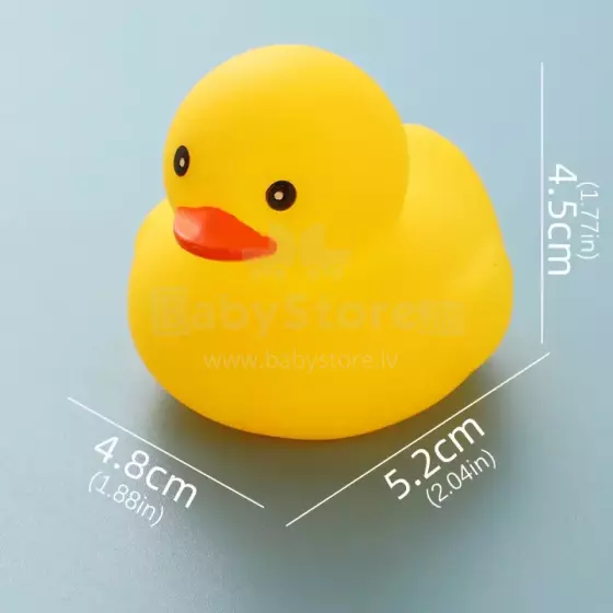 Quack-tastic Mini Rubber 6 Ducks Art.267880 Miniature Resin Ducks Yellow Tiny Duckies Figures for Micro Landscape Aquarium Dollhouse Ornament Mini Ducks DIY 5.2X4.8cm
