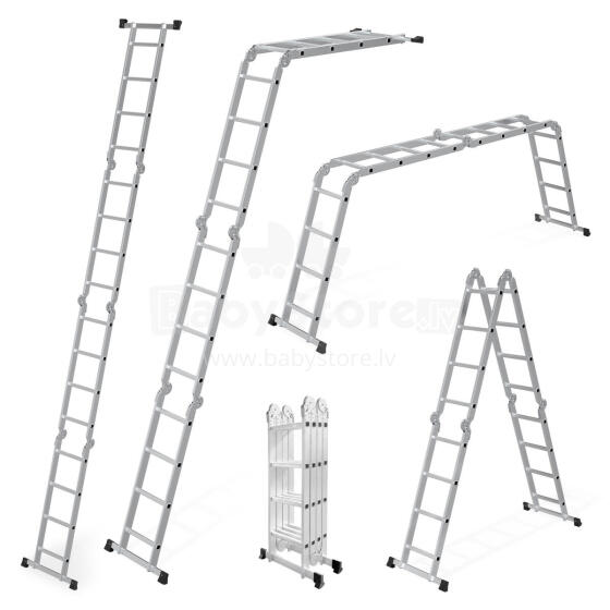 Drabina aliuminė daugiafunkcinė 4x4 sulankstoma 150 kg ModernHome