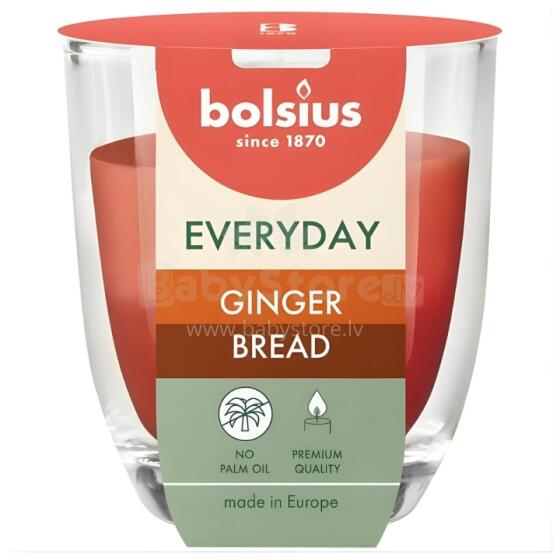 Candle aroma. glass gl. Everyday &Oslash;80x70mm ginger bread