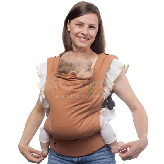 Boba Classic Baby Carrier Art.268700 Fox juodas kengūros krepšys - aktyviems tėvams ilgiems žygiams