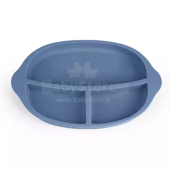 Haakaa Silicone Divided Plate Art.UTE27-B Blue lėkštė