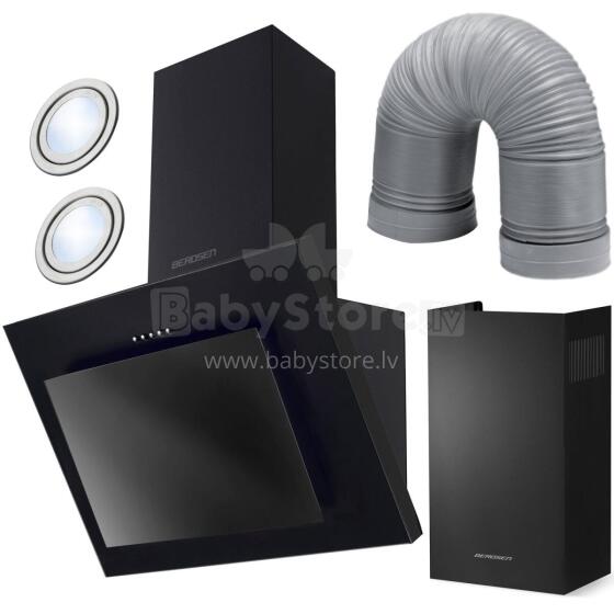 Kepimo gaubtas 60 cm Berdsen BT-215 juodas