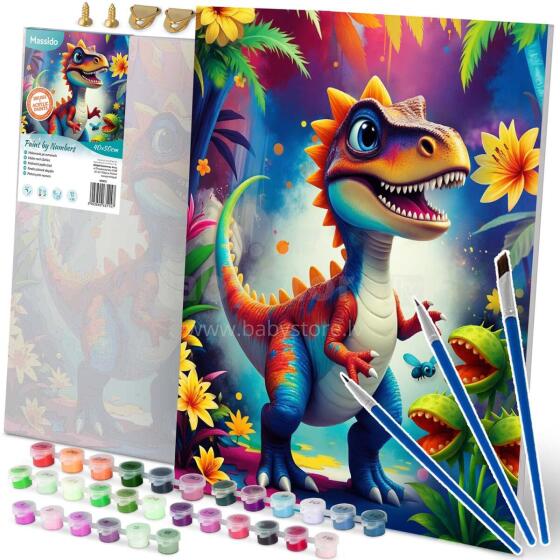 Paveikslas pagal numerius 40x50 cm Massido Dino