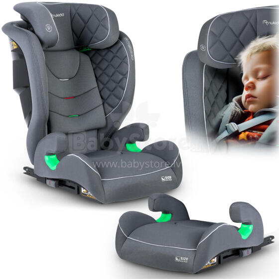 Nukido Louis Car Seat Gray 15-36 kg ISOFIX