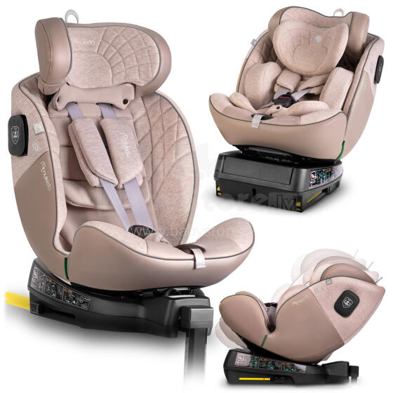 Nukido Aero Line Car Seat Beige 0-36 kg ISOFIX