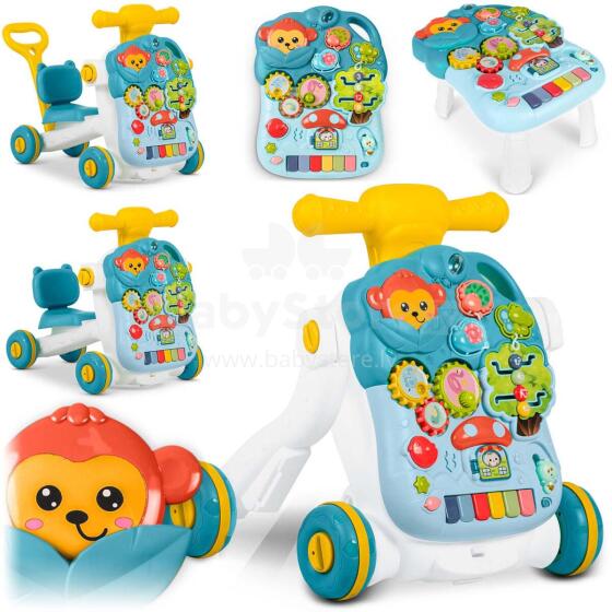 4-in-1 edukacinis stalas Ricokids žalias 781500